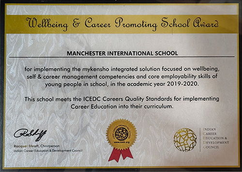 Wellbeing & Career Promoting School Award 2019-20